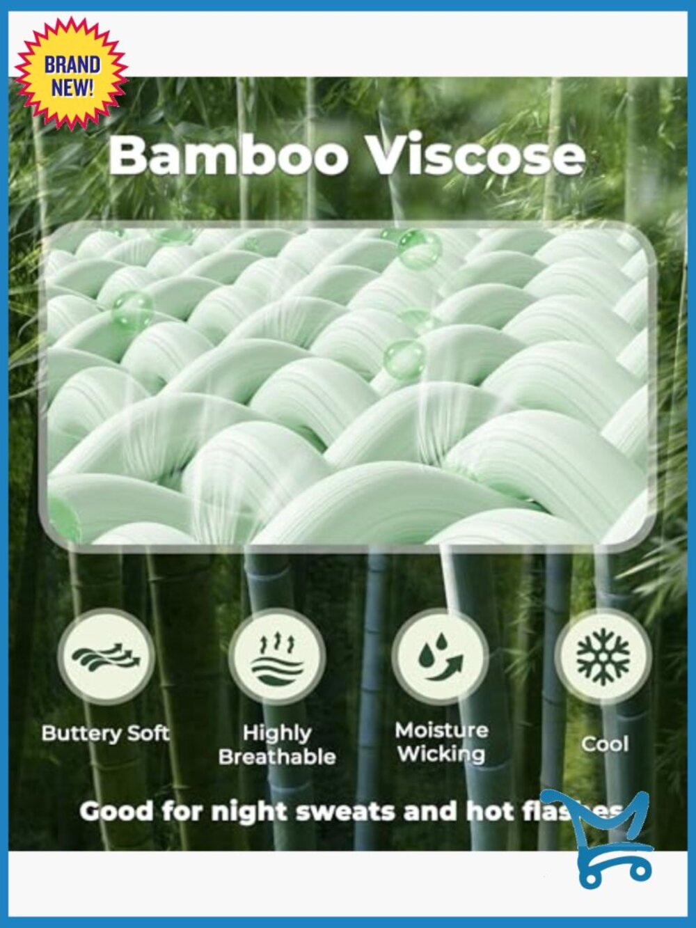 Viscose from Bamboo Pajama Set - Racerback Tank and Shorts, Cooling Sleepwear, - Picture 6 of 7